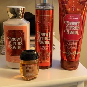 bath and body works snowy citrus swirl set